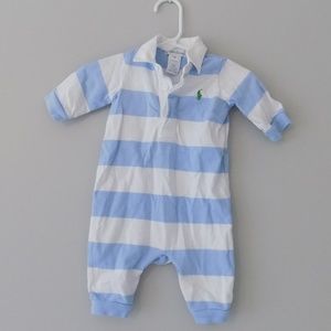 Ralph Lauren Baby Boys 0-3 month romper striped